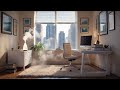 ✨ cozy lo fi office ambience relaxing work u0026 study music with warm vibes ☕📚