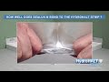 HydroHALT - Install TileBud into an existing ledge/wall joint