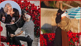 Kourtney Kardashian and Travis Barker mark one year anniversary of their engagement with sweet