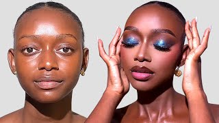 STEP BY STEP DARK SKIN MAKEUP TUTORIAL FOR BEGINNERS