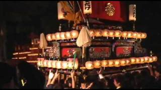 西条祭り2010　伊曾乃祭礼宮出し　加茂町・福武錦町・福武沢屋台