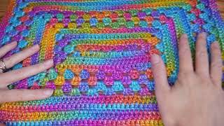 🌈 The Crochet Tutorial You've Been Waiting For! NEW Granny Merge Rectangle Baby Blanket!