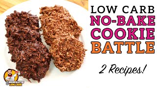 Low Carb NO-BAKE COOKIE Battle - The BEST Keto No Bake Cookies Recipe!