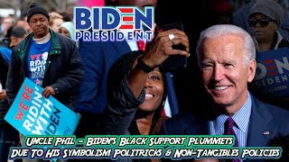 Uncle Phil - Biden's Black Support Plummets Due To His Symbolism Politricks & Non-Tangibles Policies