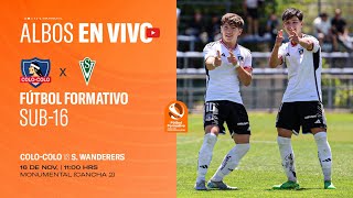 FÚTBOL EN VIVO Sub 16 | Colo-Colo vs S. Wanderers #formativocollahuasi collahuasi