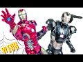 MARVEL LEGENDS Hulkbuster Avengers IRON MAN & WAR MACHINE Action Figure Review