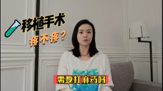 试管移植手术疼不疼？要打麻药吗？