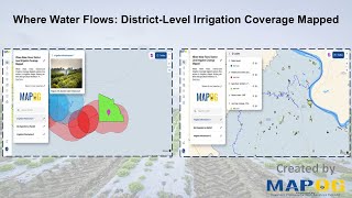 District-Level Irrigation Planning Using GIS 🌾💧 #irrigationmanagement #gismapping #mapog #mapping