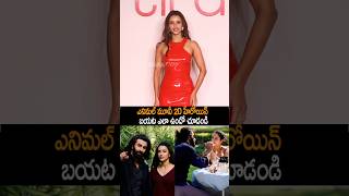 అనిమల్ హీరోయిన్ బయట ఎలా ఉందో చూడండి #triptidimri #triptiidimri #teluguactress #shorts #ytshots