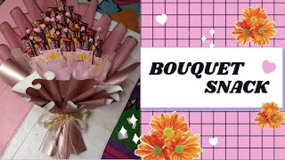 BUKET SNACK BENG BENG DAN POCKY #diy #bouquet #buketsnack