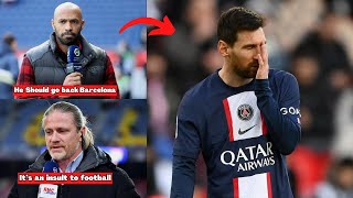 France Legends Blasts PSG for Booing and Whistling Lionel Messi