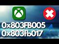 Apps/Games Not Installing Error Code 0x803FB005/0x803fb017 On Microsoft Store In Windows PC FIX