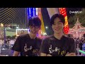 vlog ต้า บอม พาเที่ยวงานวัดรำลึกถึงความหลัง พี่จะตีนะเนย