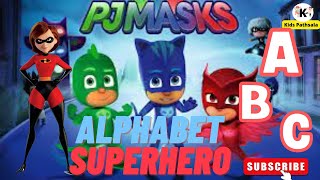 Superheroes Alphabet - ABC Superhero Song for Kids | Batman, Spiderman, Hulk
