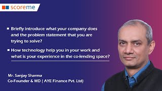 What does AYE Finance role in solving Micro finance \u0026 how they leverage the technology in CoLending?