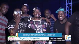 Cindy ataddewo likodi, akubye Cricket Oval nebooga