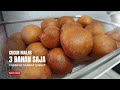 CUCUR MALAS 3 BAHAN ! TETAP CRUNCHY DAN SANGAT LEMBUT | DAH SEJUK PUN MASIH LEMBUT