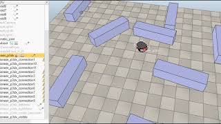 Robot simulator with a python interface