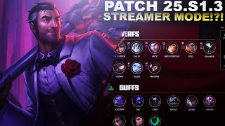 STREAMER MODE NOW IN LoL!?! Patch 2025.S1.3 Notes | League of Legends