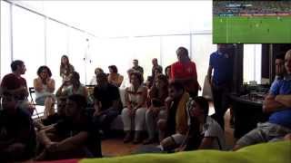 Germany vs. Argentina 2014 World Cup Final - 113' Mario Götze Goal Reaction and Celebration
