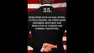 Deception Tip 55 - Grooming Hands - How To Read Body Language