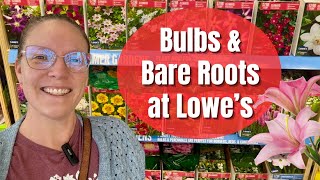 🪷Bulb & Bare Root Shopping at Lowe’s🌷| Best Finds for Your Garden | She’s A Mad Gardener