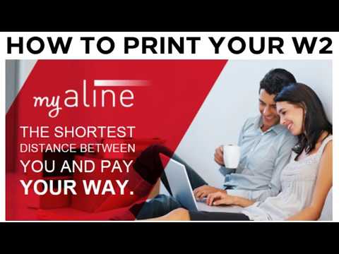 How to Pring your W2- ADP My Aline How to Pring your W2- ADP My Aline