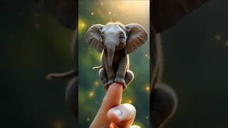 Tiny Baby Elephant #baby #shorts