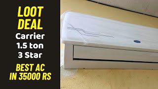 Carrier 1.5 Ton 3 Star Wi Fi Smart Flexicool Inverter Split AC Review, Best AC under 35000