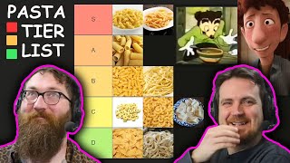 Pasta Shape Tier List - Tom and Ben