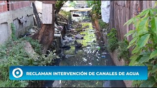 Líderes comunales en Olaya reclaman la intervención de canales de agua en dos sectores del barrio