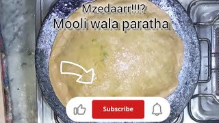 mooli ka paratha/ radish parota by laiba #mooliparatha #paratha #cookingvideo #foryou #food #recipe