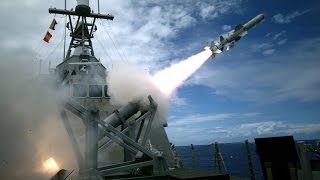 USS Coronado (LCS 4) Launches Harpoon Missile during RIMPAC 2016