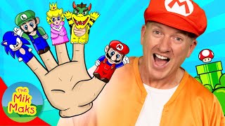 Super Mario Bros Finger Family | Nursery Rhymes & Kids Songs | Pretend Play