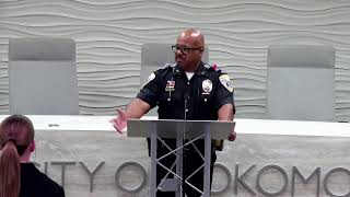 Kokomo Police Department Swearing In - September 5, 2025