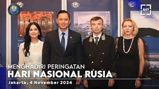 Menghadiri Peringatan Hari Nasional Rusia