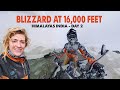 Caught in a snowstorm at 16580 feet in India – brutal day