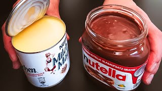 Smíchejte kondenzované mléko s Nutellou! Budete se divit!