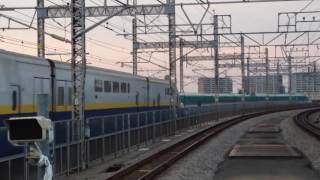 与野本町駅新幹線通過シーン