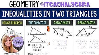 Geometry - Inequalities in Two Triangles, The Hinge Theorem