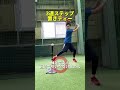 3連ステップ置きティー バッティング 野球