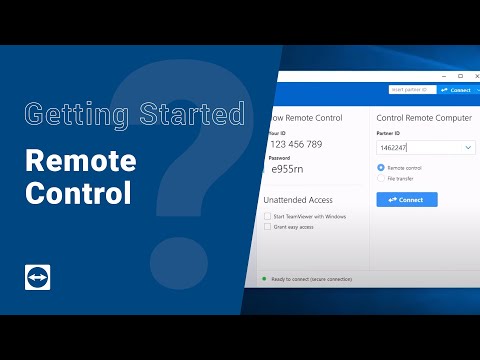 Getting started with TeamViewer – Remote control