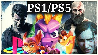 The Very Best Of PlayStation History (PS1/PS5) GAMES