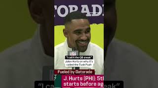 Jalen Hurts on why it’s called the Tush Push #shorts #eagles #jalenhurts