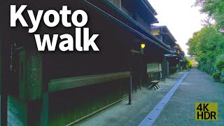 【京都散策/Kyoto Japan Walking Tour】吉田山から大正時代の家並みを通ってくろ谷さんへ【4K】Sacred Mountain and Periodic Houses