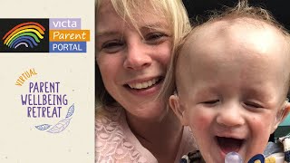 VICTA Parent Wellbeing Retreat - Jane Dawson and her son Noah's journey