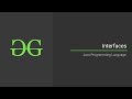 Interfaces (Java Programming) | GeeksforGeeks