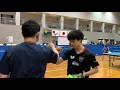 【ハイライト】森薗政崇 vs 篠塚大登｜アジア卓球選手権ドーハ大会 日本代表選考合宿 グループb