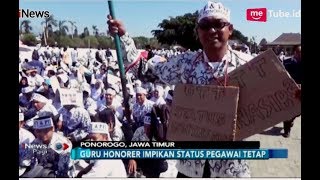 Tuntut Jadi PNS, Ribuan Guru Honorer Ponorogo Mogok Mengajar - iNews Pagi 28/09