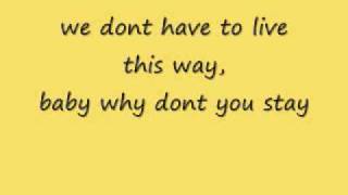 STAY-SUGARLAND LYRICS